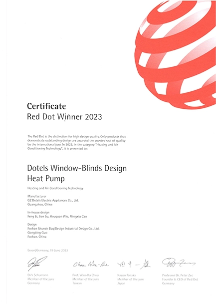 Certificate Red Dot Winner 2023